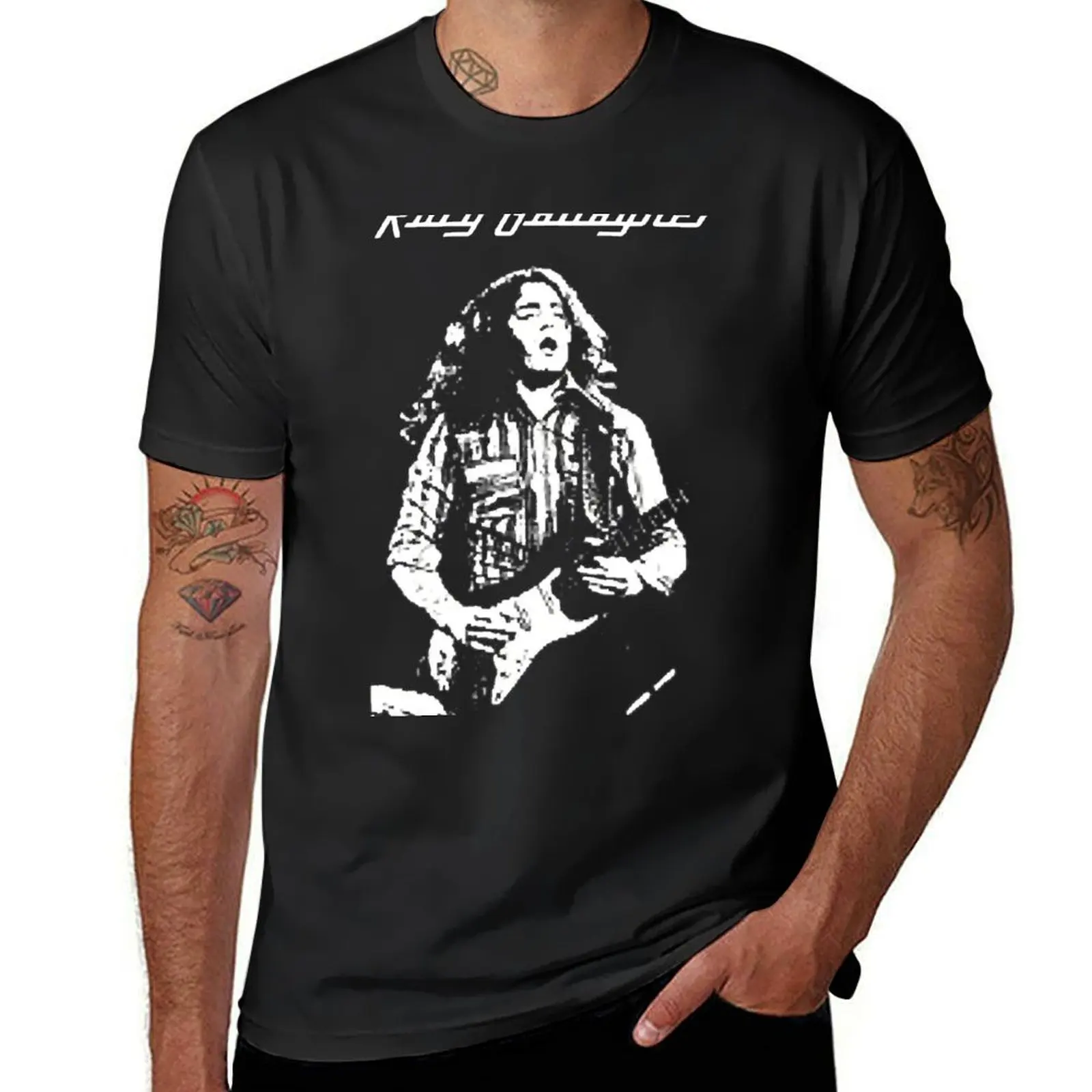 

Rory Gallagher blue rock T-Shirt animal prinfor boys aesthetic clothes tees customs design your own mens champion t shirts