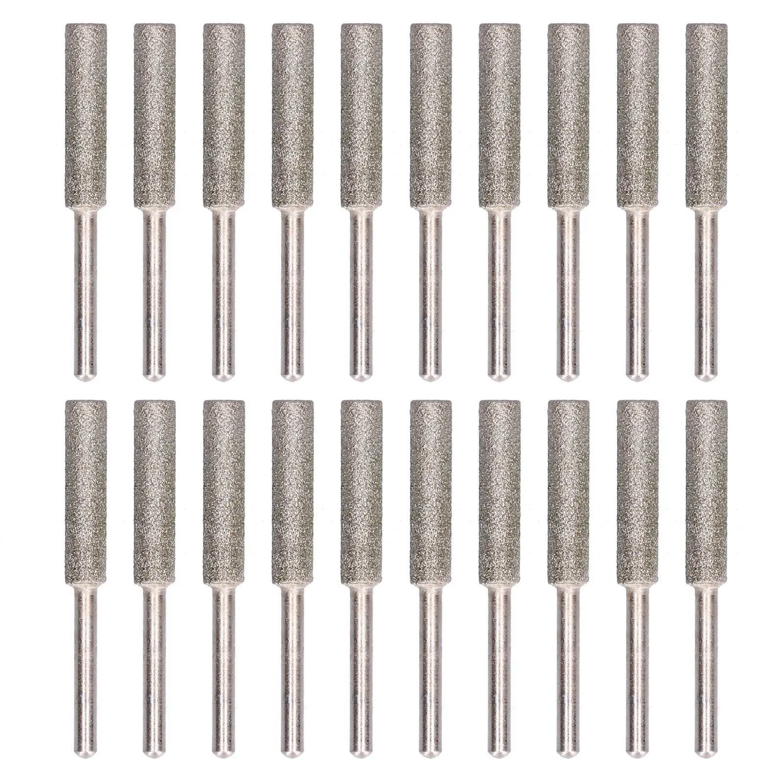 Kettingzaag Slijpkop Kettingzaagslijper Burr Slijpkop Roterende Vijl Slijpen Gereedschap Set Kit 20 Stuks Kettingzaag Slijpvijl