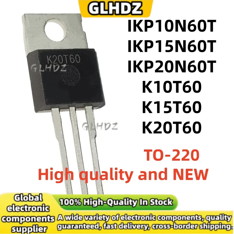 10-20Pcs TO-220 IKP10N60T IKP15N60T IKP20N60T K10T60 K15T60 K20T60 High Quality And NEW In Stock