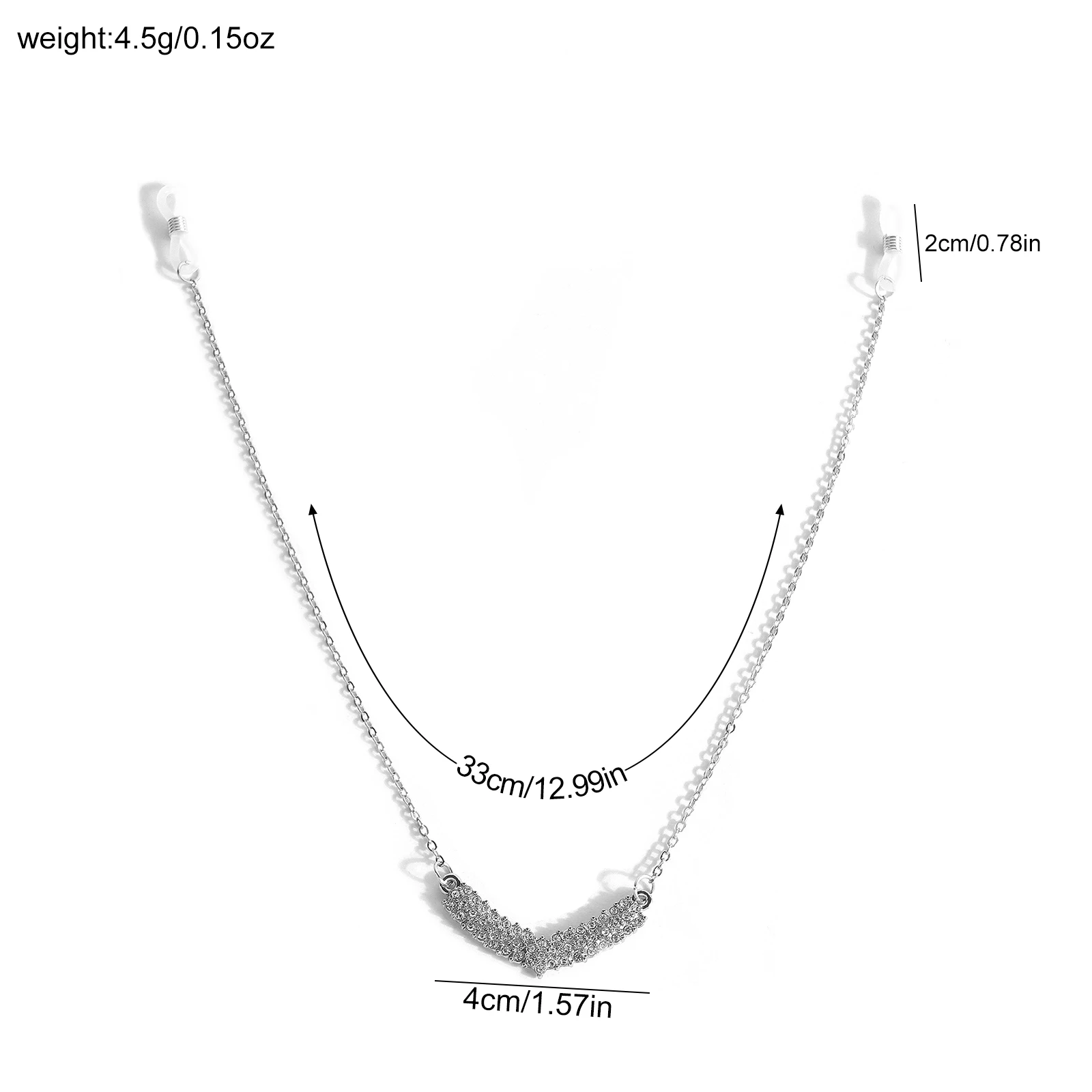 1 سلسلة صدر أنيقة ومثيرة من سبيكة جناح الملاك، مناسبة للارتداء في الملاهي الليلية وحفلات إجازات الشاطئ وكسلسلة للجسم #5