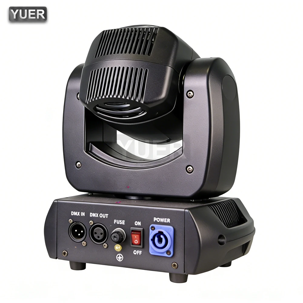 YUER 100W Moving Head Stage Lights Beam Gobo 18 Prisms Dazzling Effect DMX LED Spotlight For Club KTV Disco DJ Party Lighting
