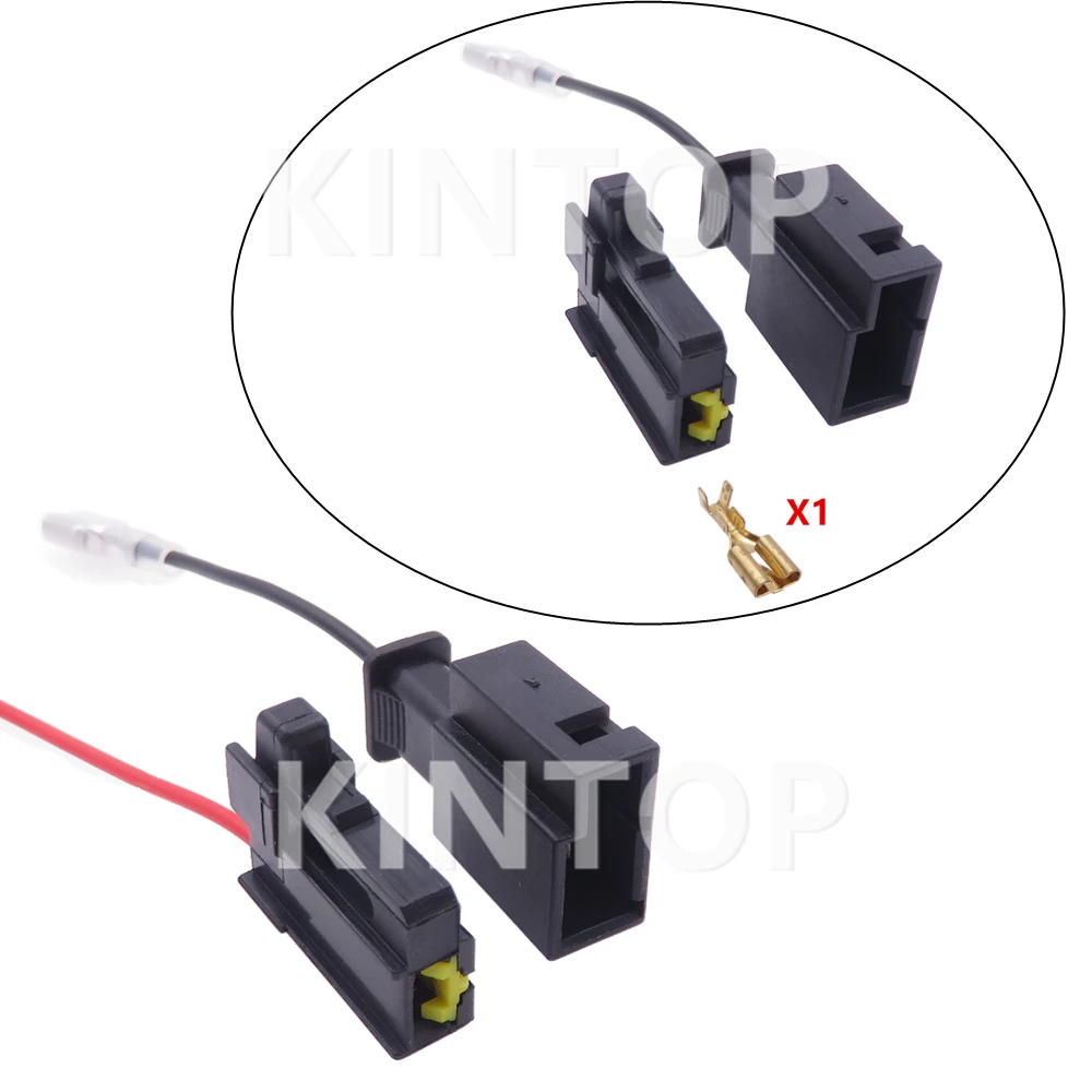 

1 Set 1 Pins 178471-2 Auto Wiring Terminal High Current Socket Starter For Toyota Car Large Power Unsealed Connector With Wires