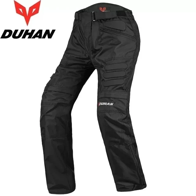 DUHAN Motorcycle Pants Men Windproof Protective Gear Motocross Pants Motorcycle Riding Trousers Pantalon Biker Ski Moto Pants