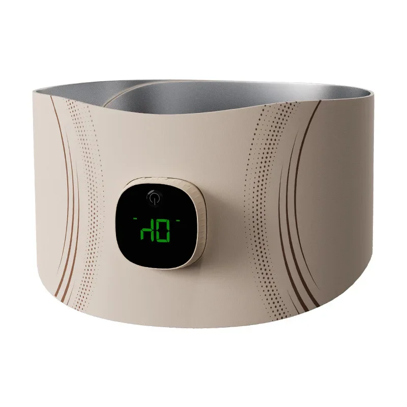 EMS Pulse Heating Massage Belt, Smart Microcurrent Waist & Abdomen Relax Massager