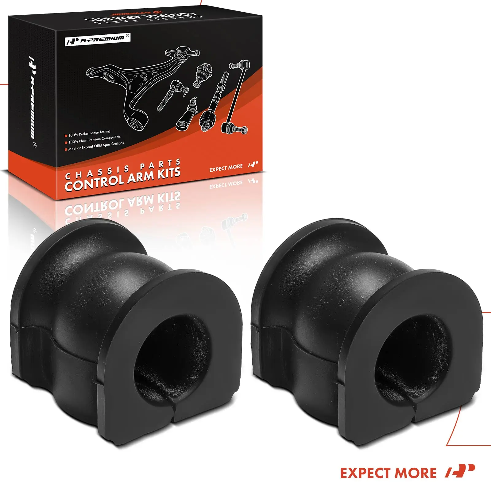 A-Premium 2x Rear To Frame Side Sway Bar Bushing Kit for Acura RSX 2005-2006