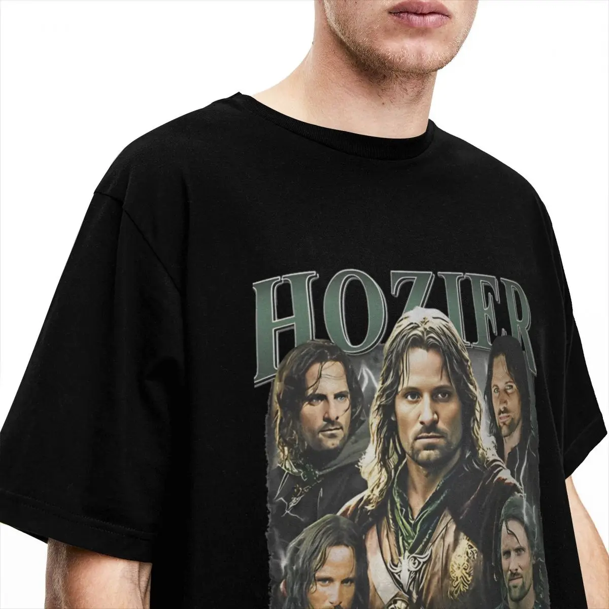 Hozier Funny Meme T Shirt Beach Vintage Y2K Funny T Shirts 100% Cotton Trending Tee Shirt For Men Short Sleeve Casual Tops