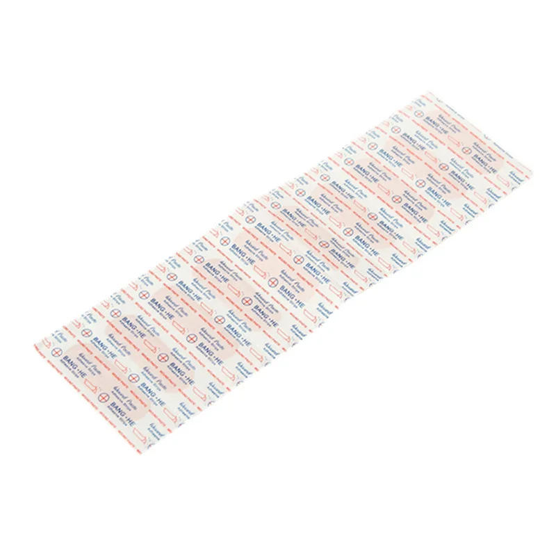 100pcs/set Waterproof Multiple Shapes Band Aid  Strips Wound Patches Skin Plaster First Aid Sports Adhesive Bandages