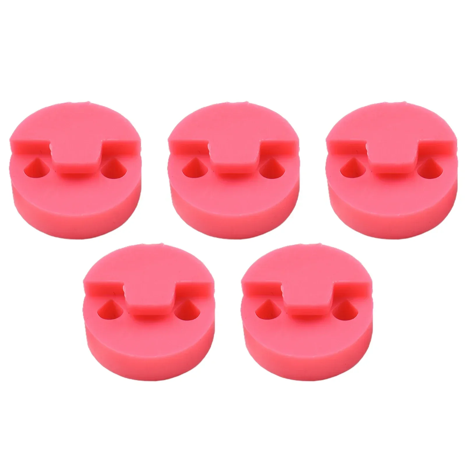 5pcs Rubber Violin Mute Professional Violin Parts Round Rubber Violin Mute Silencer 20x20mm Musical Instrument Accessories