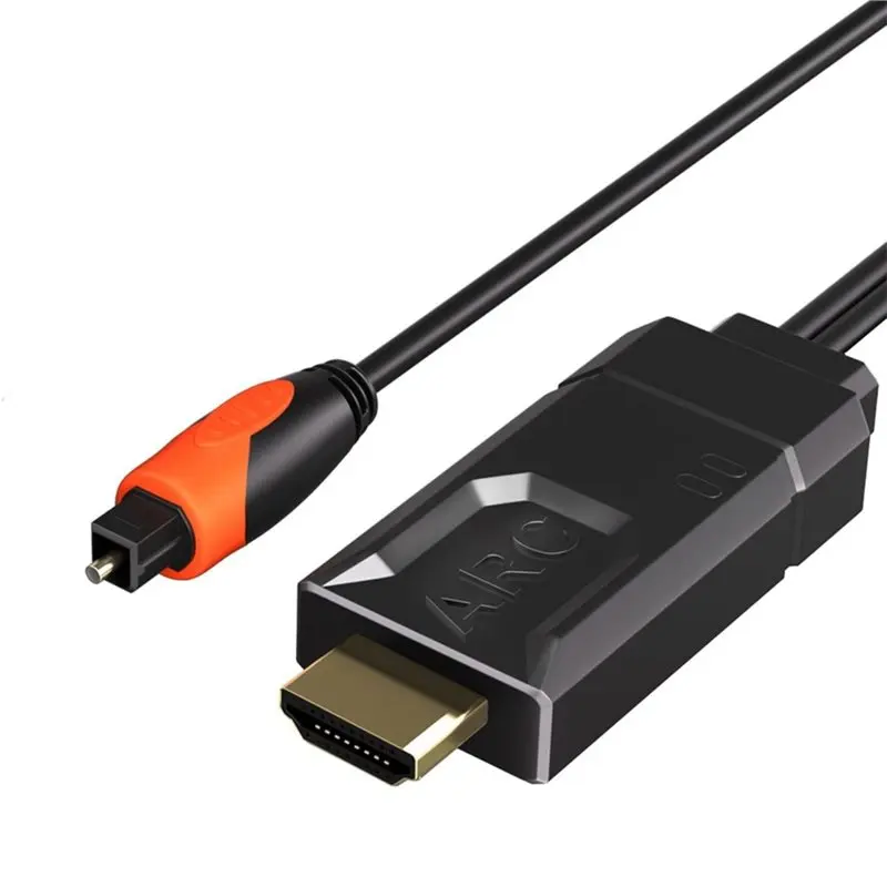 LXYB18B ARC/EARC To Optical Audio Converter, Supports PCM2.0, Dolby 5.1, DTS 5.1 ,ARC Audio Extractor Cable For TV To Soundbar