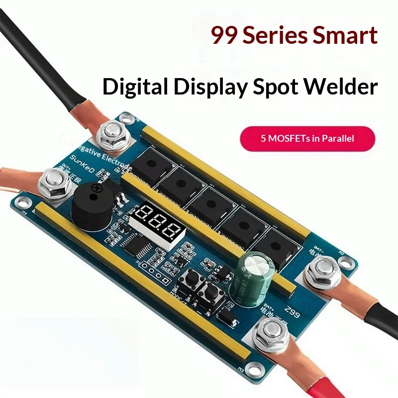 Z99 Mini Spot Welding Controller PCB Complete DIY Parts Auto 18650 Li-ion Battery Spot Welder