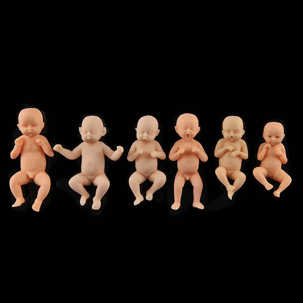 3D Baby Silicone Fondant Mould Cupcake Topper Chocolate Icing Cake Sugarcraft Decor Mold 6 Shape Newborn Babies