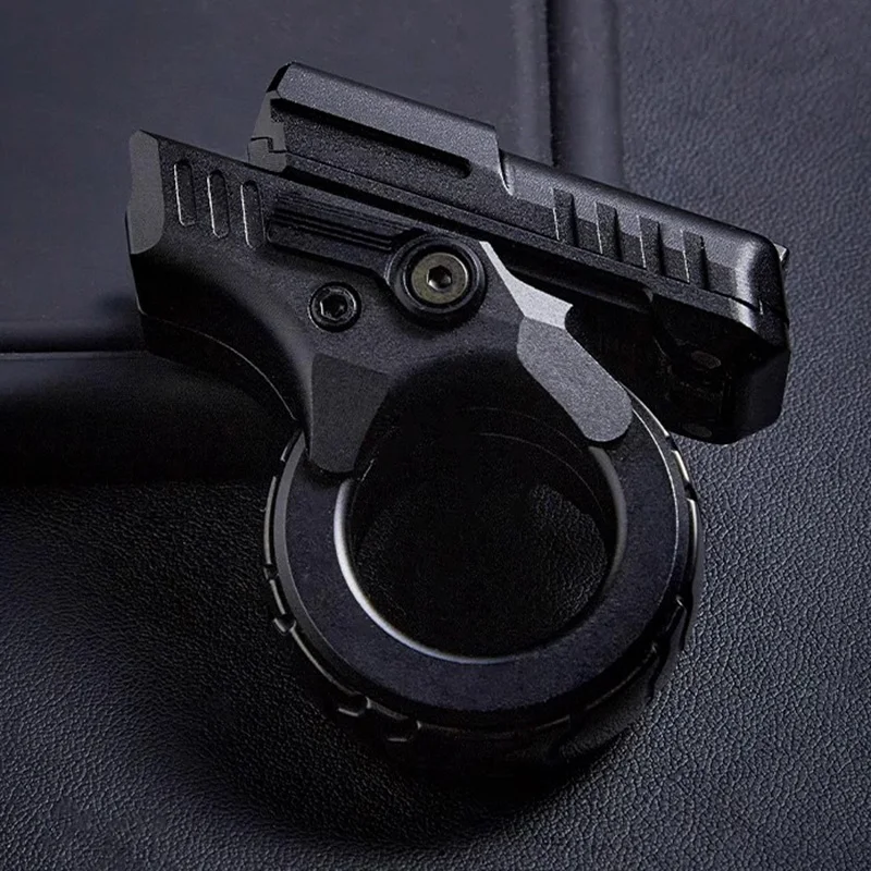 ZOOM EDC edycja młodzieżowa karta do pchania Fidget Spinner wyraźny dźwięk Push Slider niepokój Stress Relief grzechotka metalowa zabawka dekompresyjna