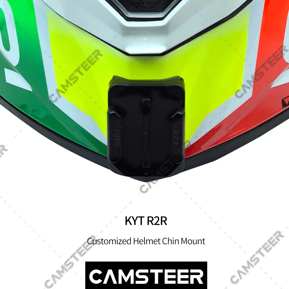Uchwyt na kask KYT R2R do GoPro12 11 10 9 DJI Action 6 5Pro 4 Insta360 Ace Pro2 X4 X3 Akcesoria do kamer sportowych — zdjęcie produktu 3
