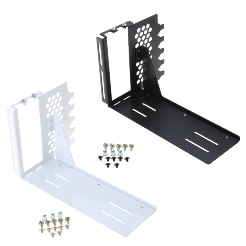 

652F Enhanced SXJ-B Vertical GPU Holder GPU Support Bracket Vertical GPU Mount Bracket with Screws SXJ B