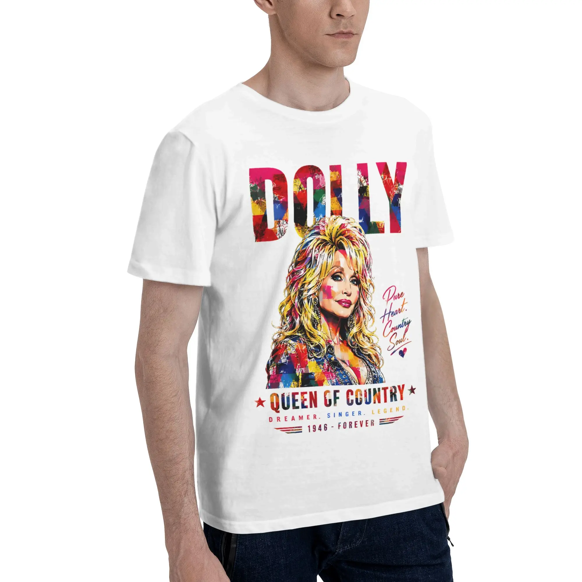 RIP Dolly Parton New Arrival T Shirts for Men Women  Pure Cotton  Tee Shirt Clothes