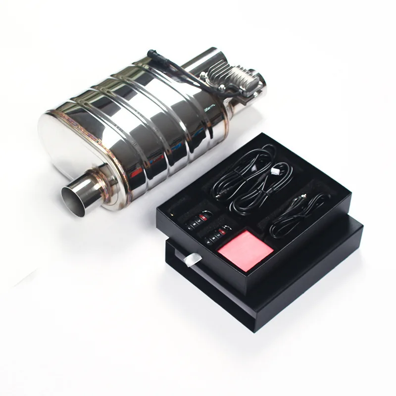 Automobile exhaust valve drum, can be fine-tuned electric modification electronic sports car sound wave manual mid-tail section