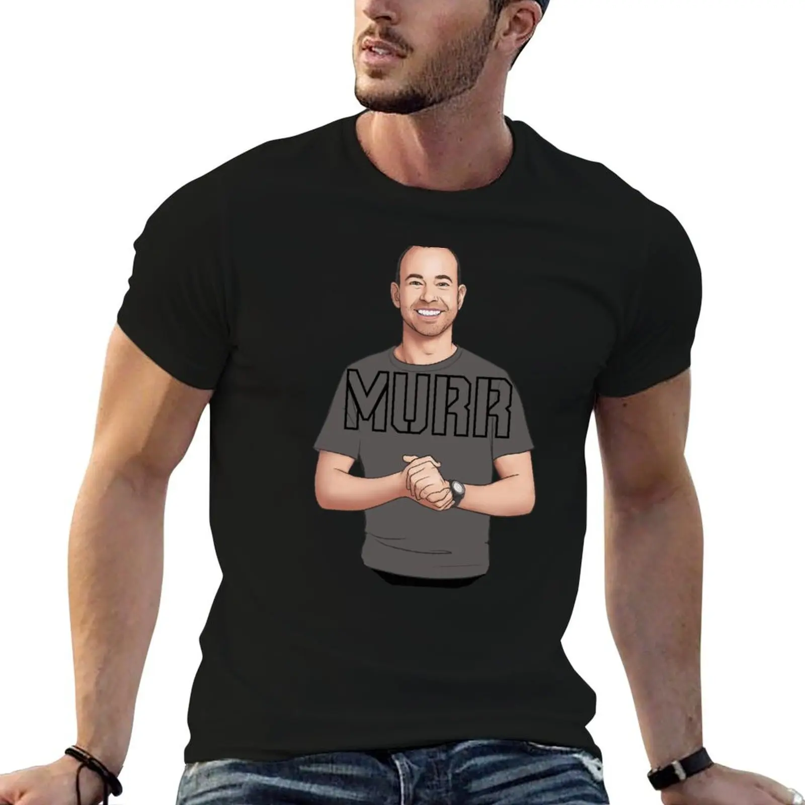 

shirts shirt/black for anime T-Shirt t man pants) Jokers Murr Murray (gray - Impractical James