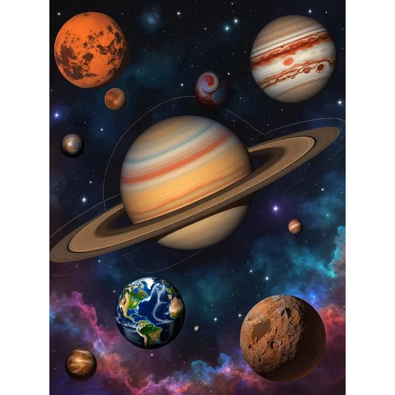 

500 1000 1200 2000pcs Jigsaw Puzzle Starry Planet Cosmic Galaxy Space Landscape For Adults New Collection 2026 Family Game Gift