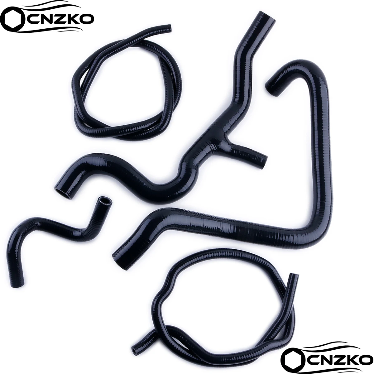 For 2009 - 2011 Ford Focus RS Mk2 ST225 2010 Silicone Radiator Coolant water Tank Hose kit High Performance Tube