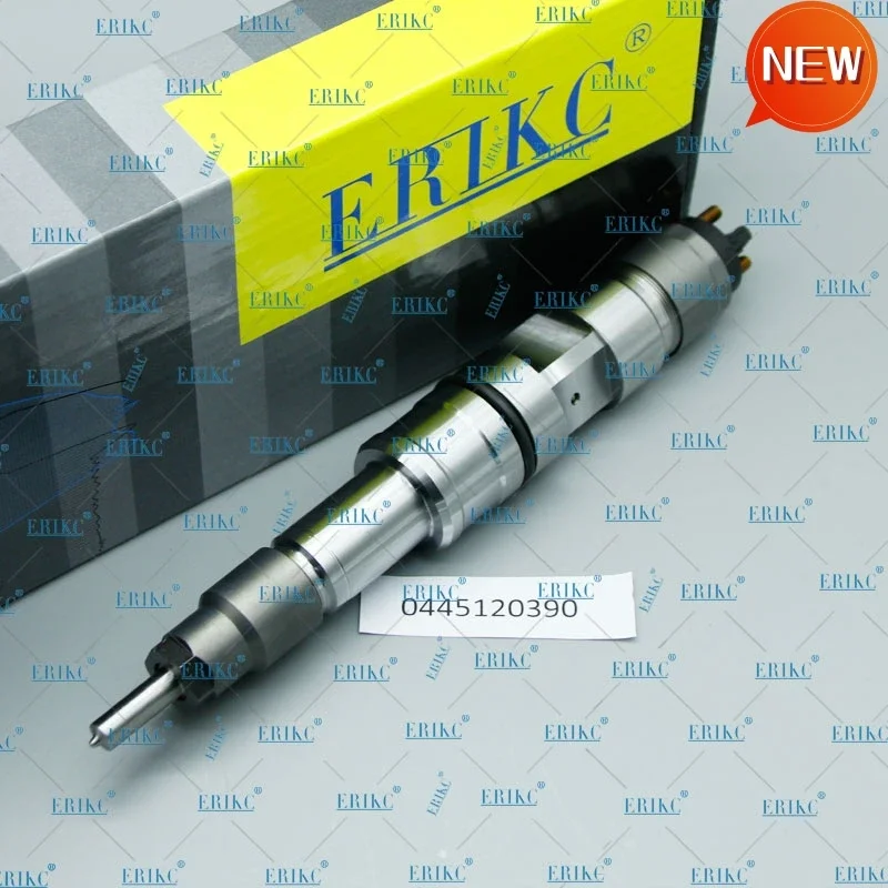 

ERIKC 0445120390 Auto Replacement Fuel Injector 0445 120 390 New Diesel Fuel Injection Assy 0 445 120 390 for WEICHAI