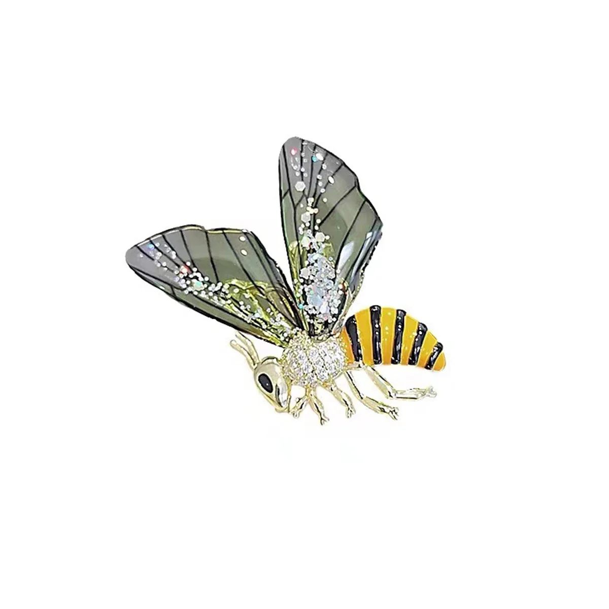 Kristall Kleine Biene Broschen Für Frauen Exquisite Vintage Strass Insekt Biene Anstecknadeln Tier Abzeichen Vielseitig Schmuck Geschenk – Detail 29