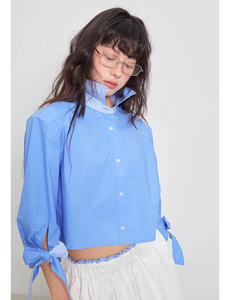 

Женский модный топ Piapino с прямыми плечами, подкладкой и завязками, из смесового хлопка, весна-лето