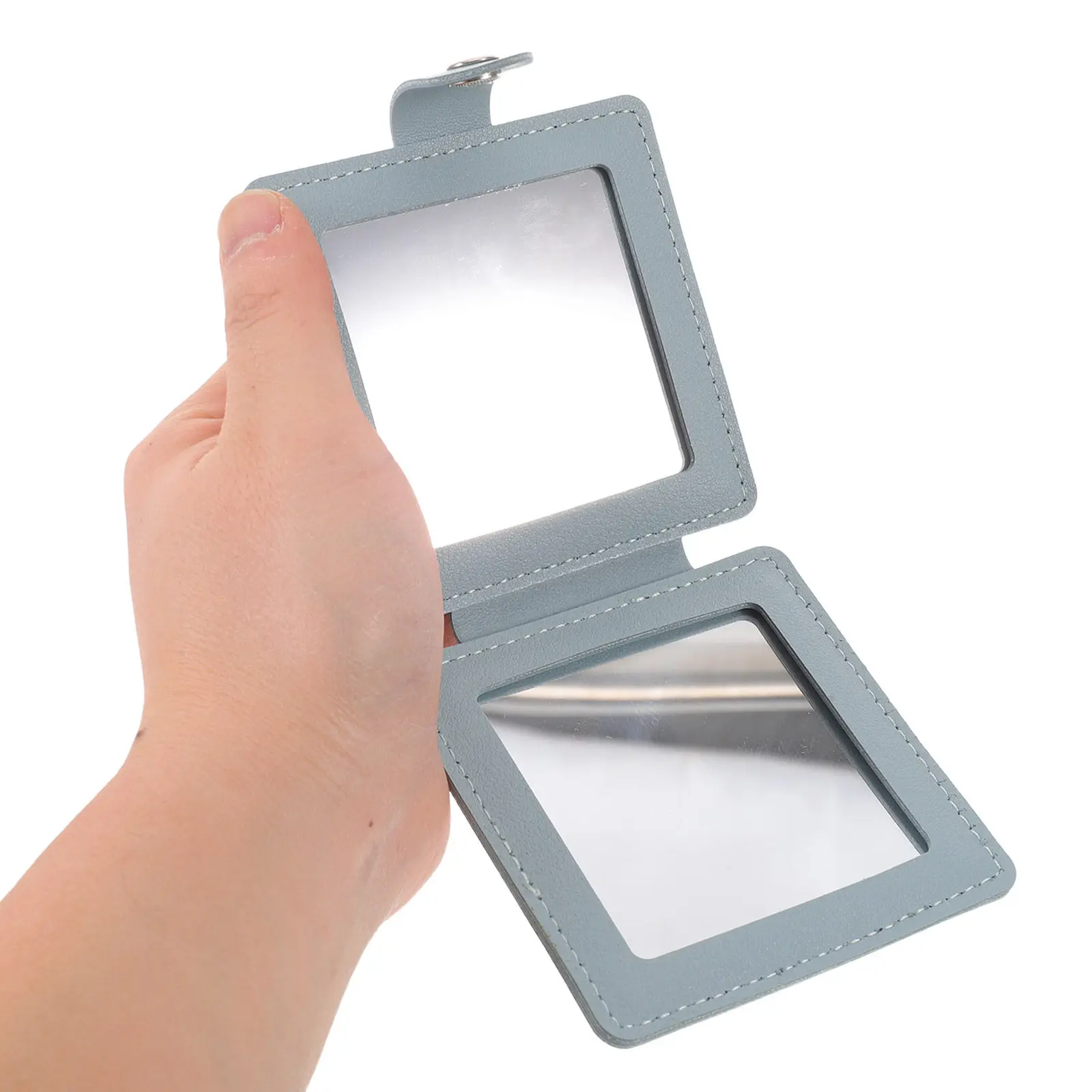 

Набор из 4 складных компактных зеркал для макияжа: портативные двусторонние зеркала с увеличением 1X и 2X, маленькие карманные дорожные зеркала для сумочки