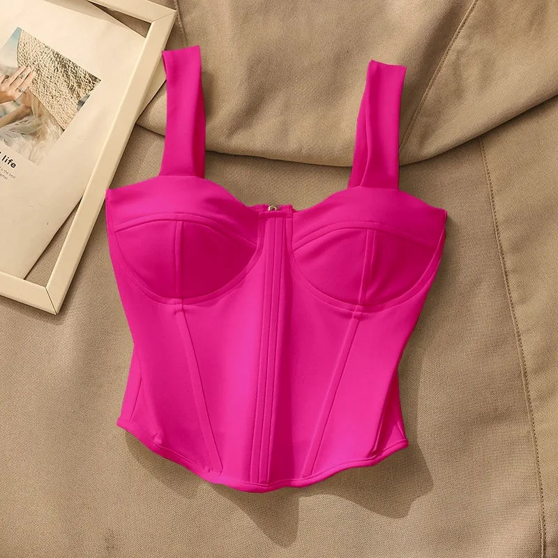 

Модный и сексуальный топ без бретелек с лямкой на шее для женщин в сочетании с новым персонализированным бюстгальтером с красивой спинкой бестселлера в сочетании с базовым слоем