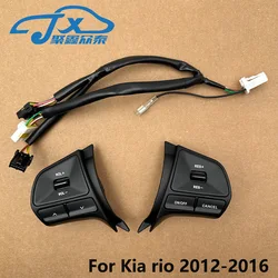 Car Switch for Kia Rio K2 2011- Year Volume Mude Song Key Cruise Steering Wheel Control Button Switch Kit