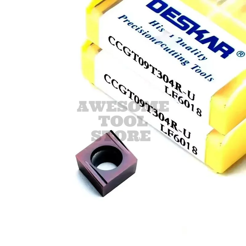 

10 PCS Original DESKAR Cutting tool CCMT060202-GM CCMT09T302-VM LF6018 LF6118 Carbide Inserts CNC Turning Lathe Tools