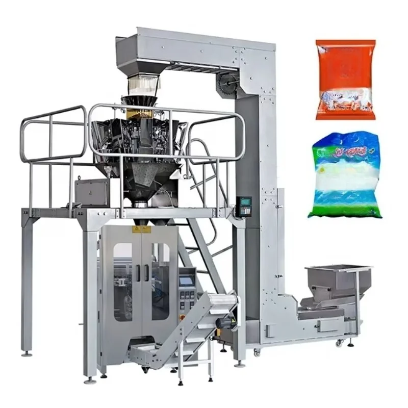 Customized Multifunctional Fully Automatic Industrial Packaging Machine for Flour Detergent Washing Powder Bagging and Sealing