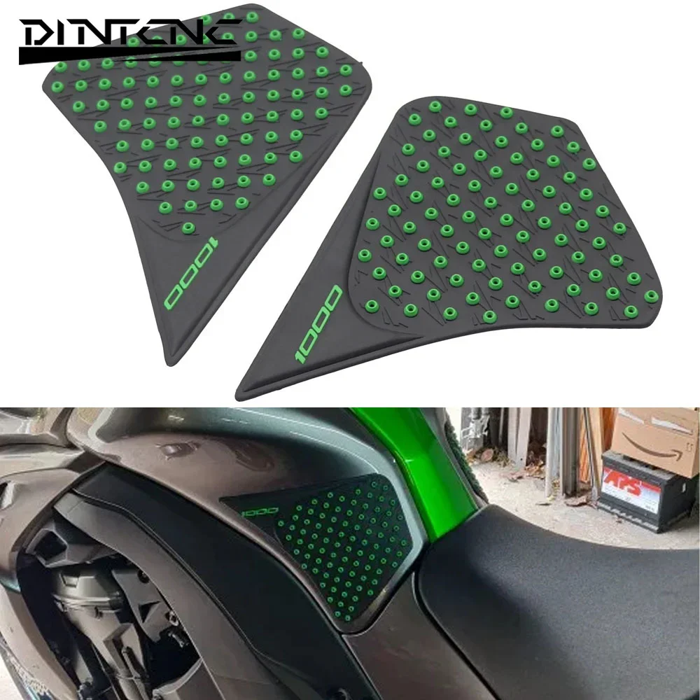 Tank Traction Pad Anti Slip Sticker for KAWASAKI Z1000 R 2014-2021 Motorcycle Side Decal Gas Knee Grip Protector Z1000R 2022