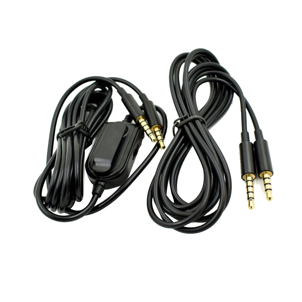 Audio Earphone Cable for A40 A40 A30 Gaming Headset Wired Headphones Audio Cable(Volume Control)