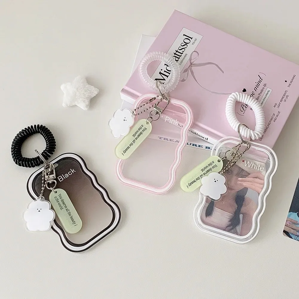 New Clear Transparent Card Holder Scratch Resistant ID Card Protection Campus Card Protector Waterproof Transit Pass Holder