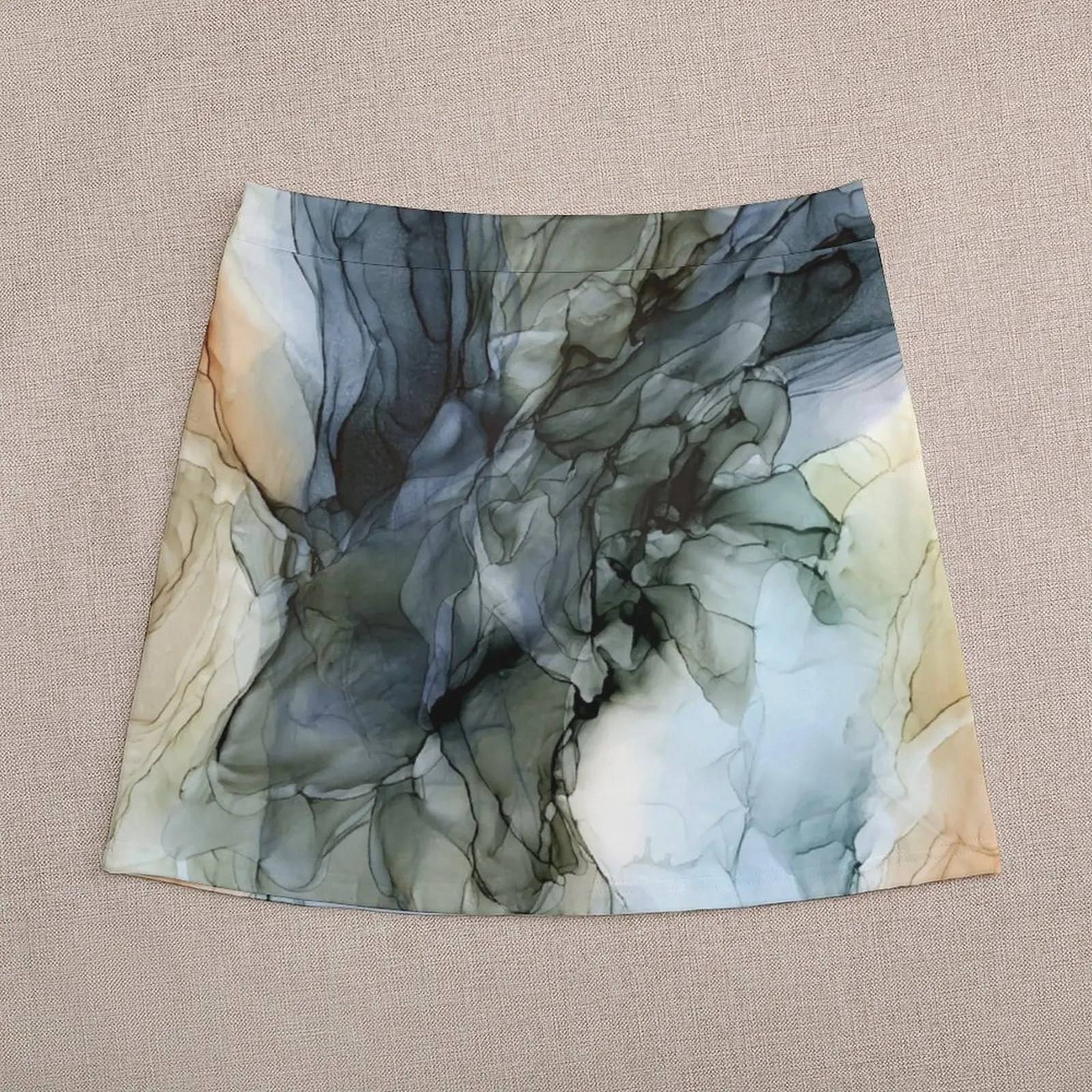 Abstract Southwest Desert Landscape Inspired Mini Skirt fairy core Korean skirts clothes for woman new in external clothes