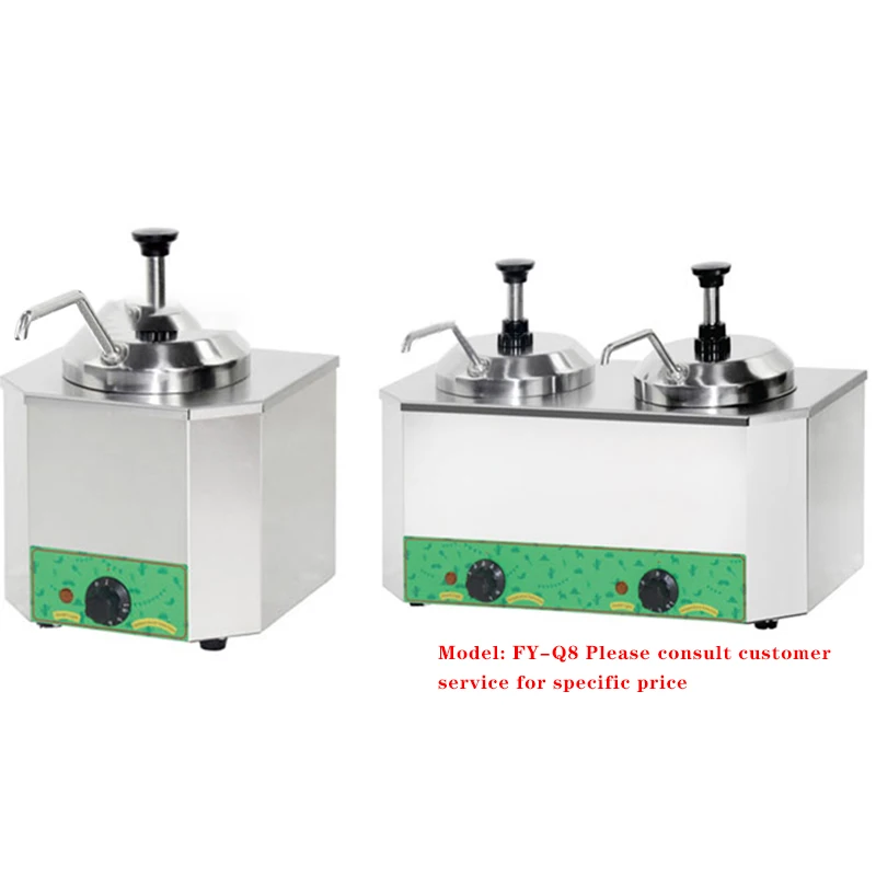 FY-Q7 220V  150W Single  Head Sauce Keep Warm Box Chocolate Butter Jam Sauce Pump Dispenser Electric Sauce Heater Kitchen Tool