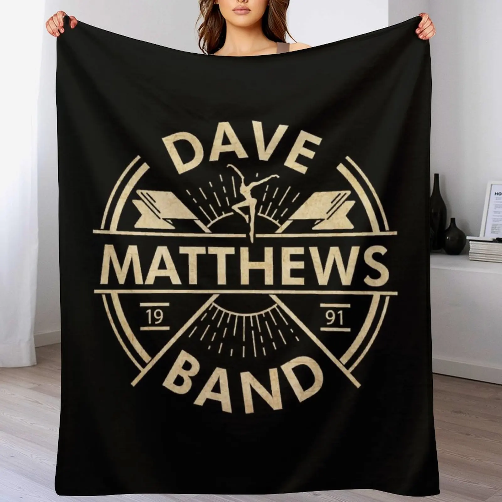 Dave Matthews Band Throw Blanket for sofa Custom Flannels Blankets