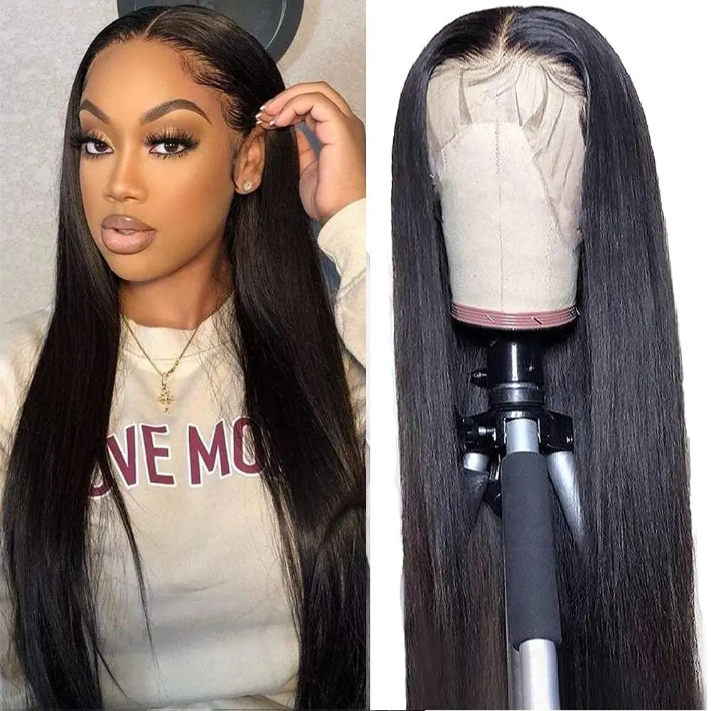 30 32 32 34 Inch Straight  Lace Front Wig 13x4 13X6 HD Lace Frontal Wig 5X5 Closure Wig 360 Human Hair Lace Frontal Wig