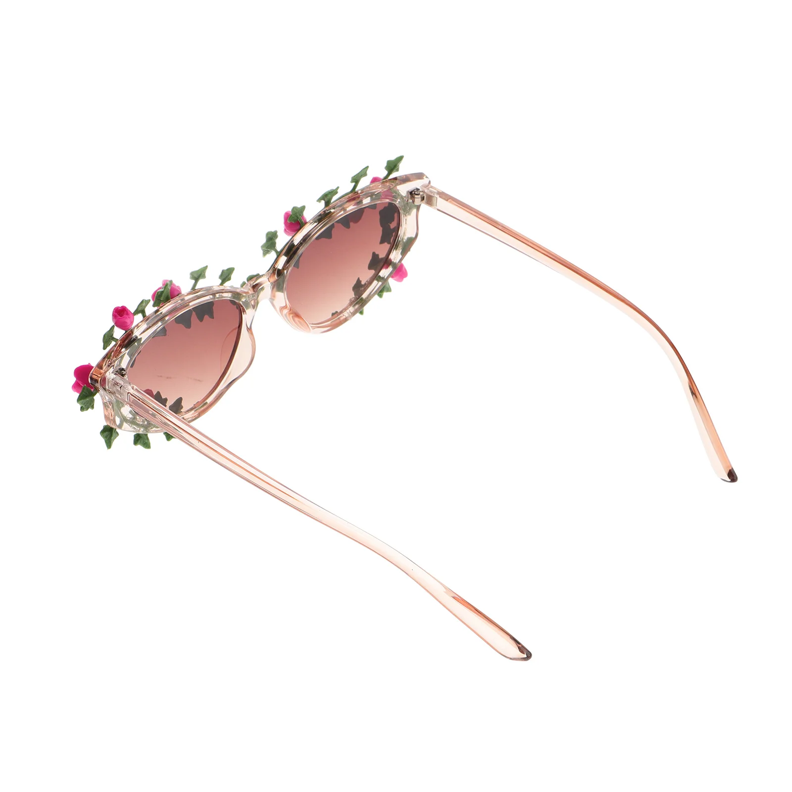 

Flower Sunglasses For Colored Round Glasses Uv Protection Pc Frame Retro Daisy Shades Outdoor Beach Party Eyewear