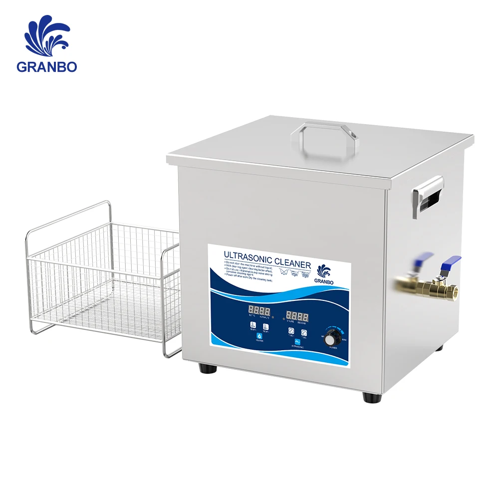 

Granbo 400W 20Liter Ultrasonic Cleaner 28KHz 110V /220V 500W Heating Power Adjustable Lab Industrial Parts Oil Wash Machine