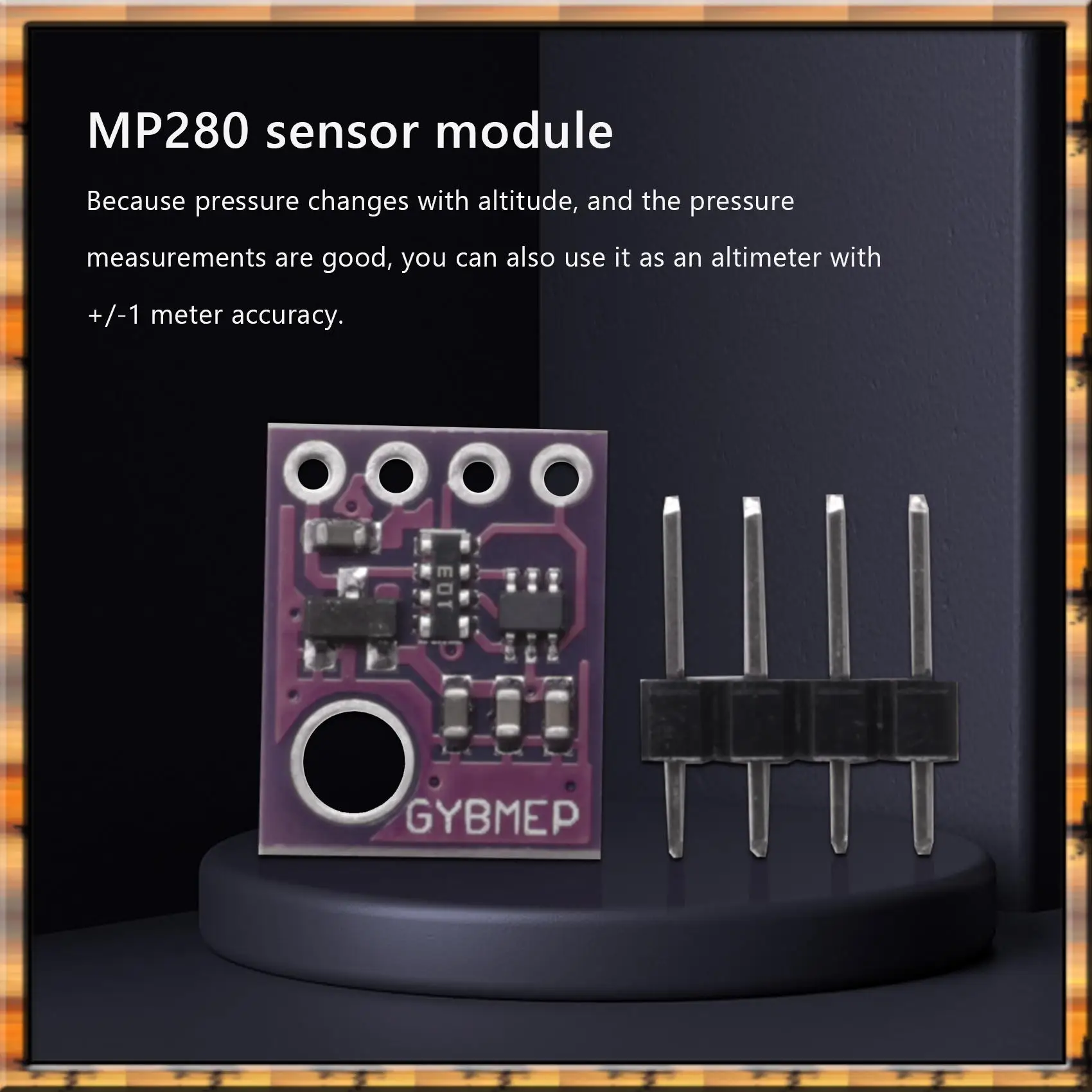 A78K Modern 3Pcs BMP280 5V Digital Temperature Barometric Pressure Sensor Module, Temperature Sensor Atmospheric Pressure Board
