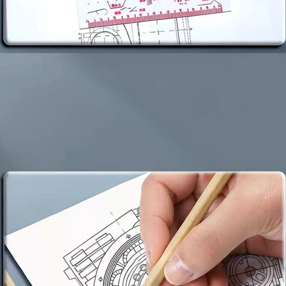 Precision Architecture Engineering Drafting Set For Xiyu Student Geometry Drawing Compass Divider Ruler Kit
