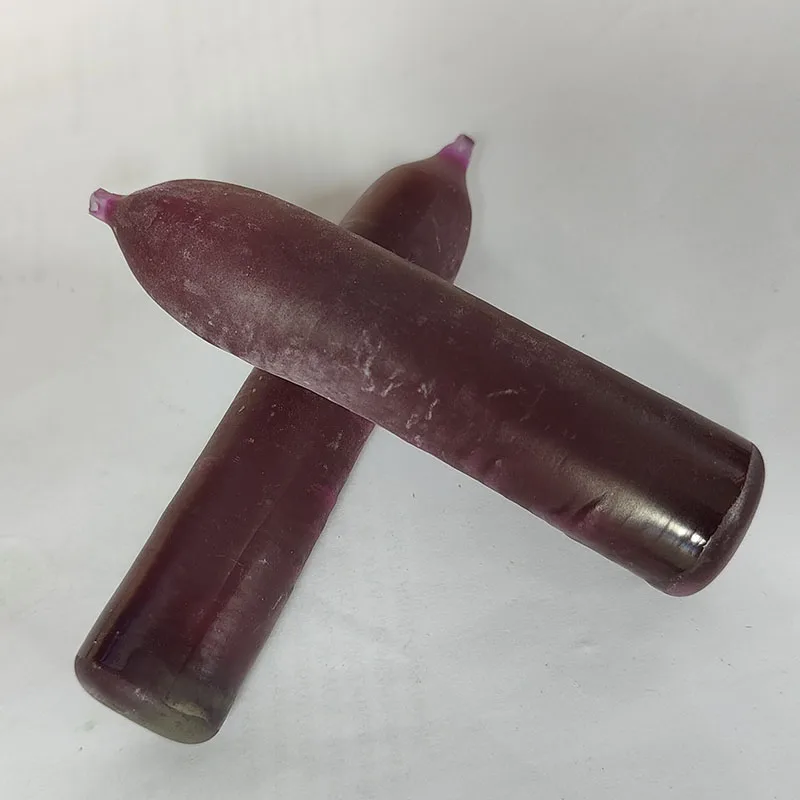 1PC Rough Uncut Raw Material Synthetic 5# Color Corundum Material Ruby For Loose Stone Gemstone Making