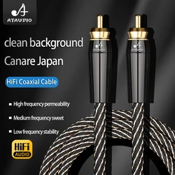 HiFi RCA Coaxial Audio Cable Hi-End Rca to Rca Male SPDIF Digital Coaxial Cable for DVD Projector TV Speaker Amplifier