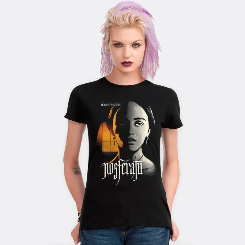 

Футболка с принтом Nosferatu By Robert Eggers, мужская и женская футболка в стиле фильма, весна/лето, футболка унисекс из чистого хлопка с короткими рукавами