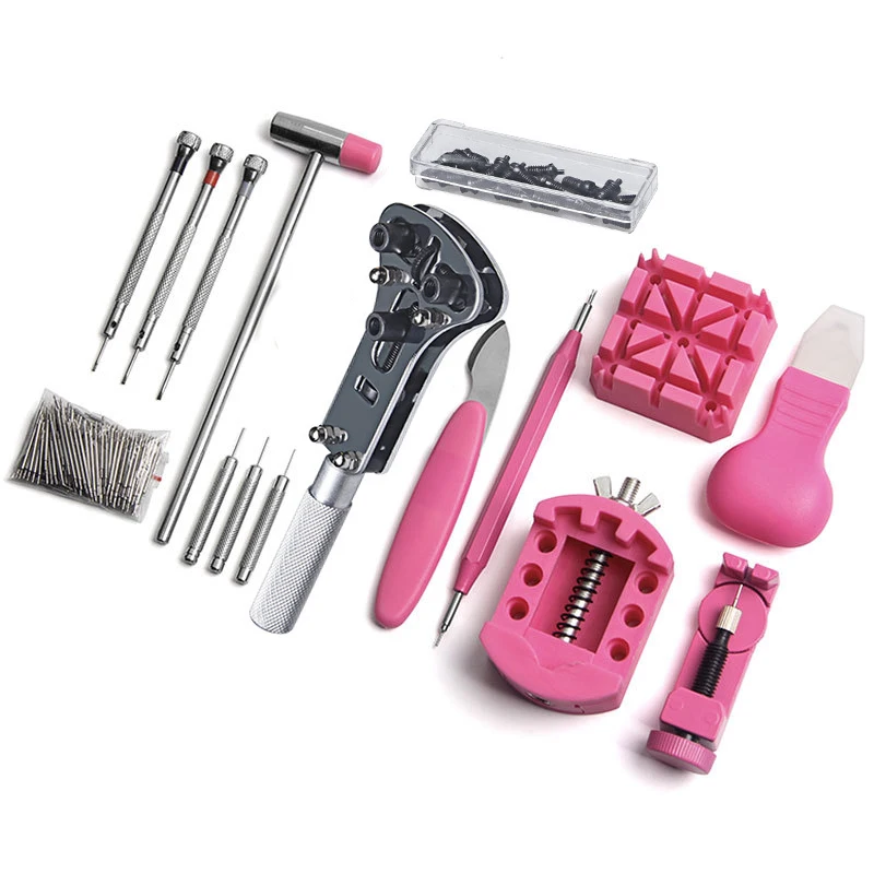 151PCS 34MM Watch Repair Tool Kit Watchmaker Link Pin Remover Case Opener Spring Bar Horlogemaker Clock Repair Set