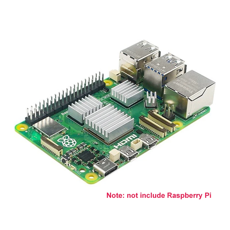 Raspberry Pi 5 Heatsink Aluminum Copper Heat Sink Radiators With Self-Adhesive for Raspberry Pi 5