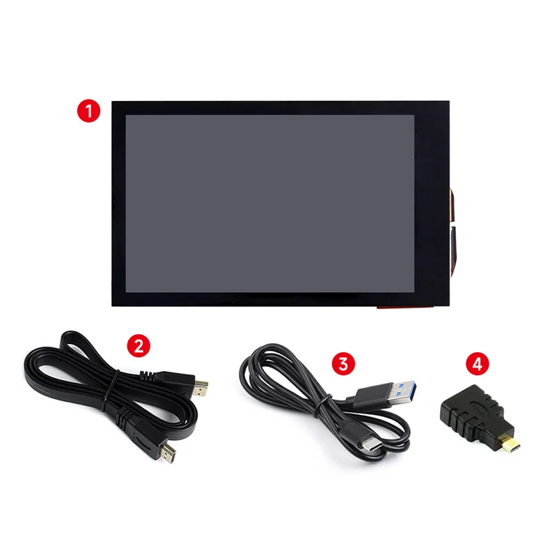 IPS LCD Capacitivo Touch Screen Display, Raspberry Pi, Compatível com HDMI, Jetson Nano, PC, 3.5 ", 480 × 800