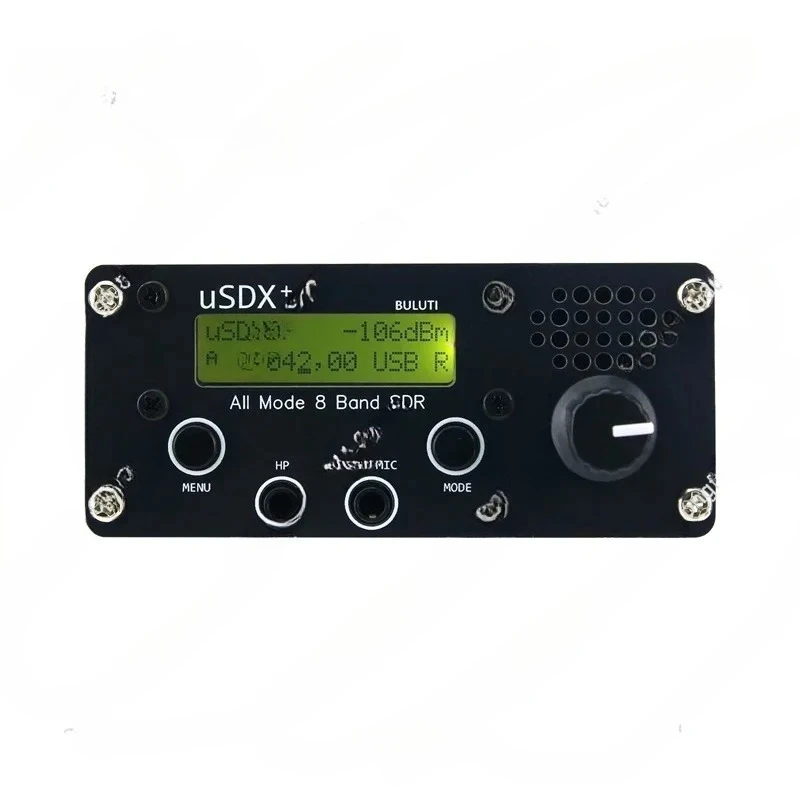 HamGeek USDX+ 3W-5W QRP SSB/CW HF Transceiver 8-Band SDR Transceiver Upgraded Version of USDX + Power Adapter