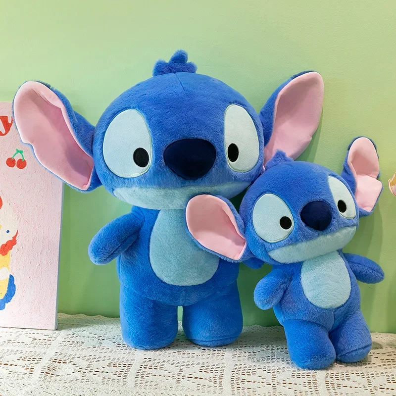 30-80cm Disney Lilo&Stitch Plush Toys Kawaii Anime Standing Stitch Plushie Doll Soft Stuffed Cartoon Kids Xmas Birthday Gift